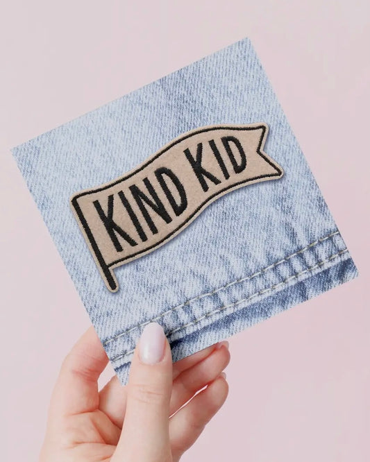 Kind Kid Embroidered Patch