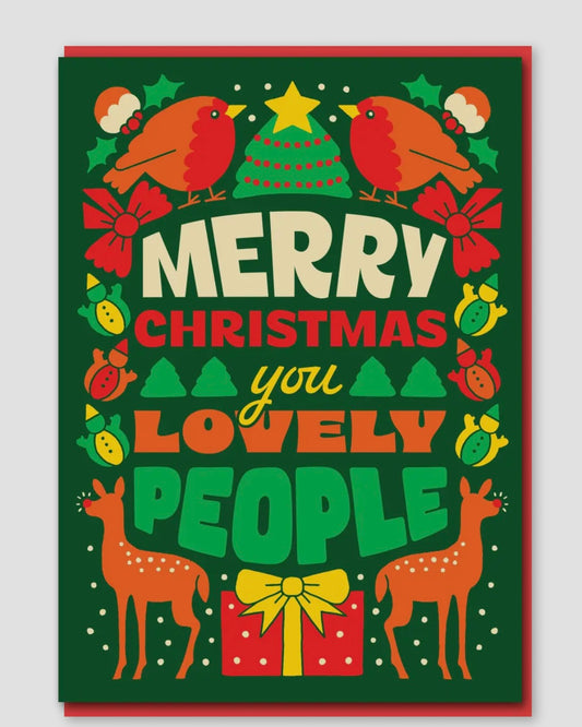 Lovely People Christmas Card