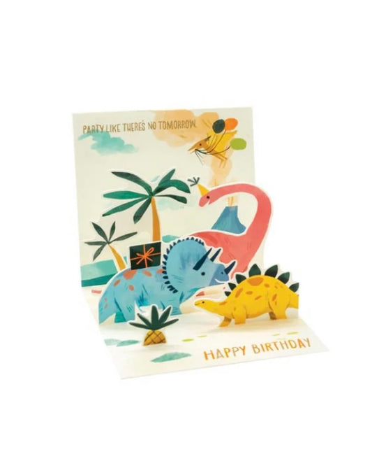 Dinosaur Mini Pop Up Birthday Card