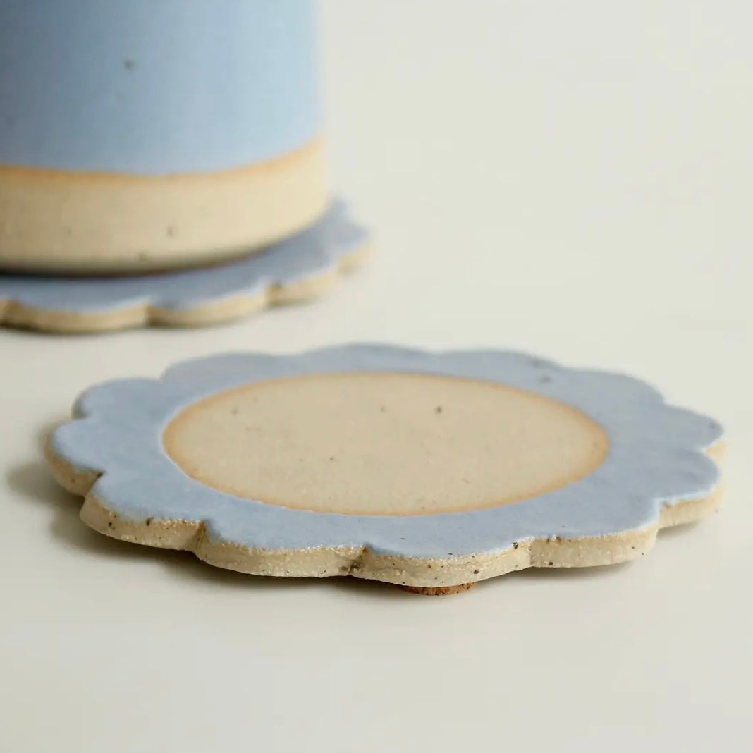 Ceramic Flower Coaster