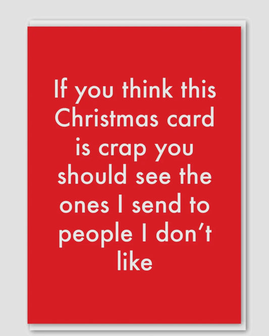 Crap Christmas Card