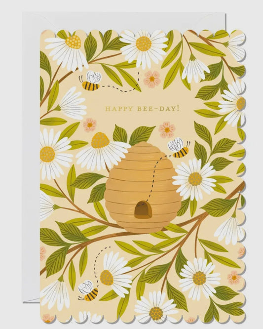 Happy Bee-Day Birthday Card