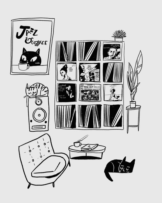 Jazz Cafe Print
