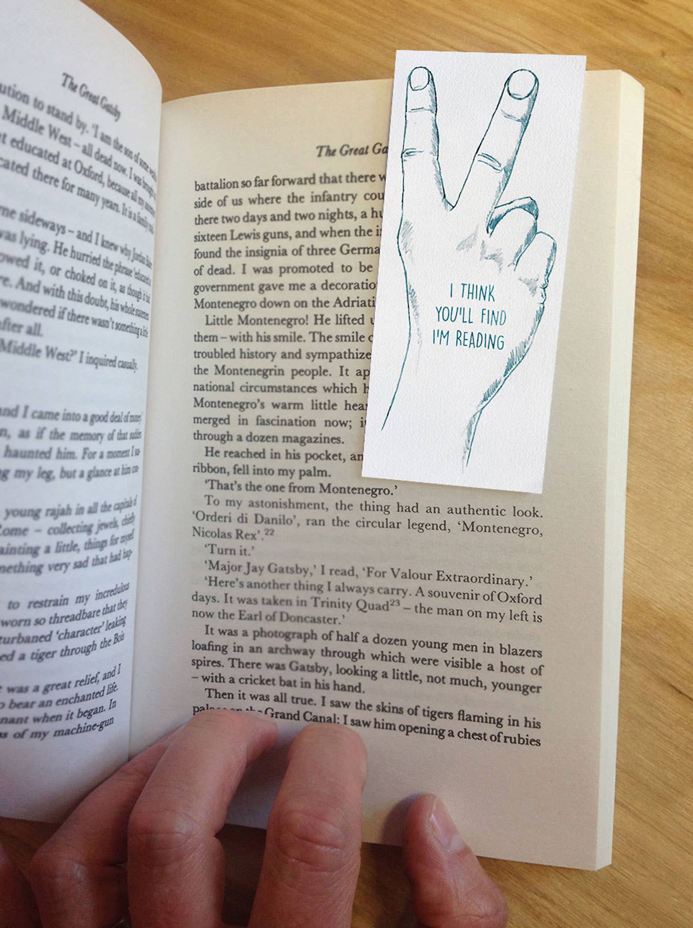 Funny Magnetic Bookmark - I Think You'll Find I'm Reading-Brainbox Candy-My Beautiful Caravan