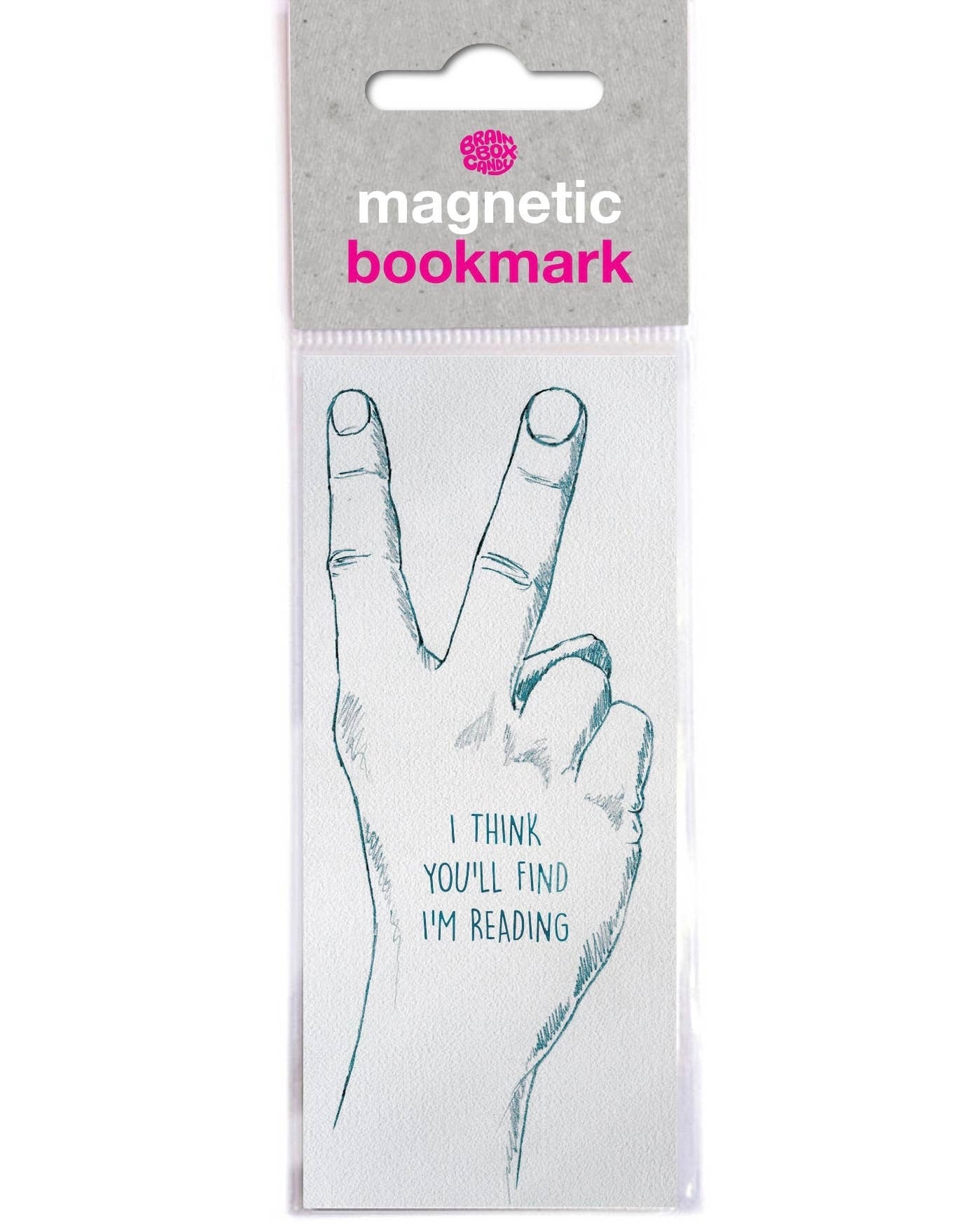 Funny Magnetic Bookmark - I Think You'll Find I'm Reading-Brainbox Candy-My Beautiful Caravan
