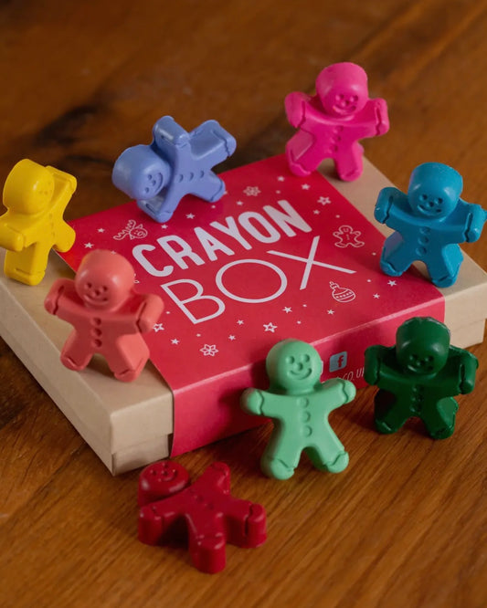 Gingerbread Men Crayon Box Crayon Set-Crayon Box-My Beautiful Caravan