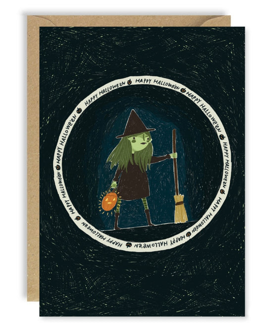 Halloween Witch Card-Joy Nevada-My Beautiful Caravan