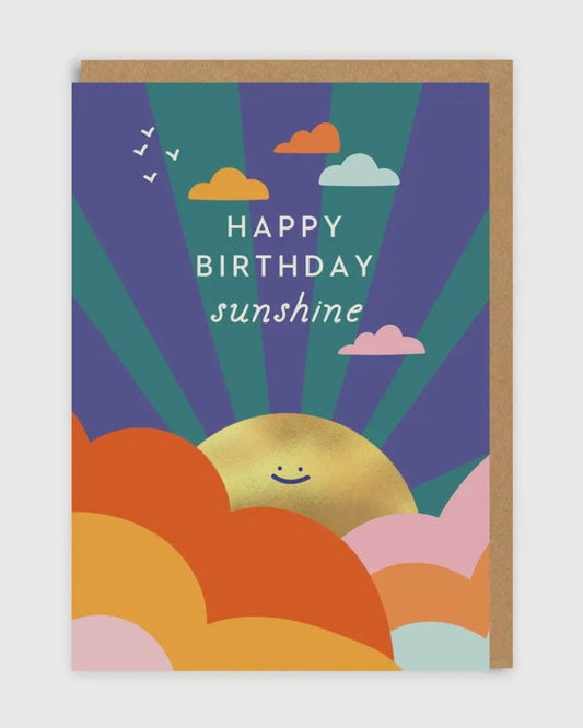Happy Birthday Sunshine Card-Ohh Deer-My Beautiful Caravan
