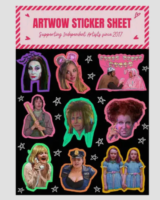 Happy Halloween Sticker Sheet-Art Wow-My Beautiful Caravan