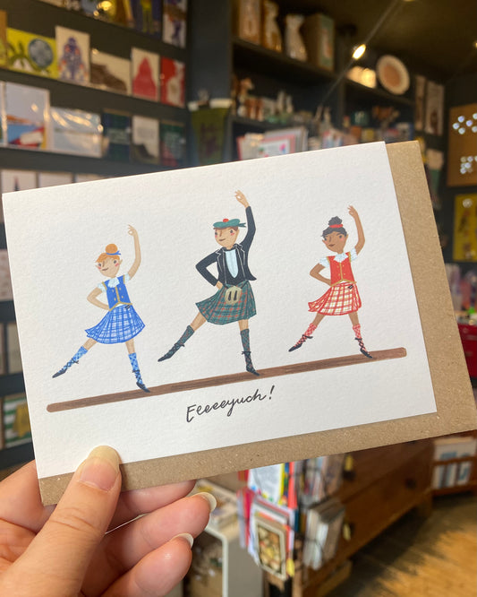 Highland Dancers Card-Joy Nevada-My Beautiful Caravan