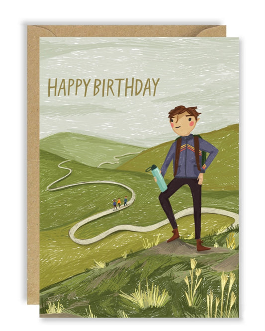 Hillwalk Birthday Card-Joy Nevada-My Beautiful Caravan