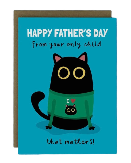 Cat Lover Father’s Day Card