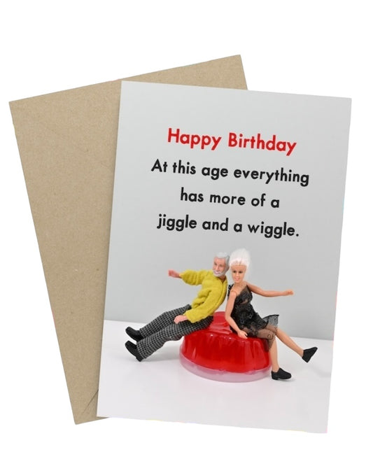 Jelly Birthday Card - Jeffrey & Janice