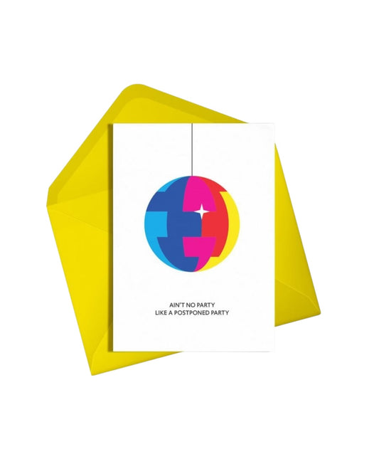 Postponed Party Card