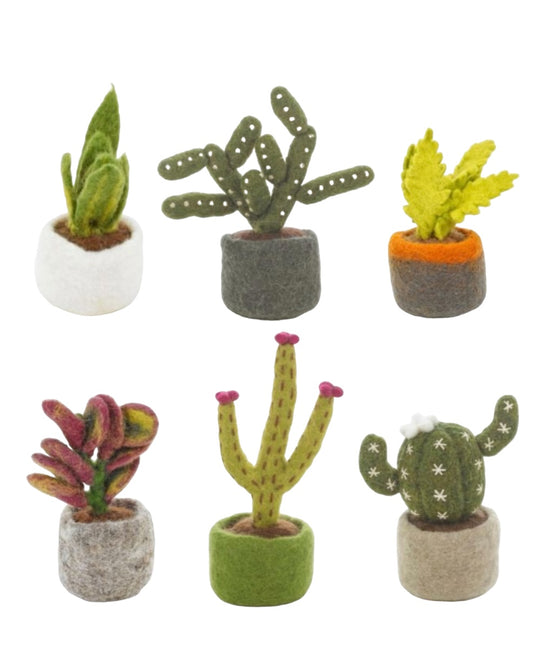 Felt Mini Plant Standing Decoration