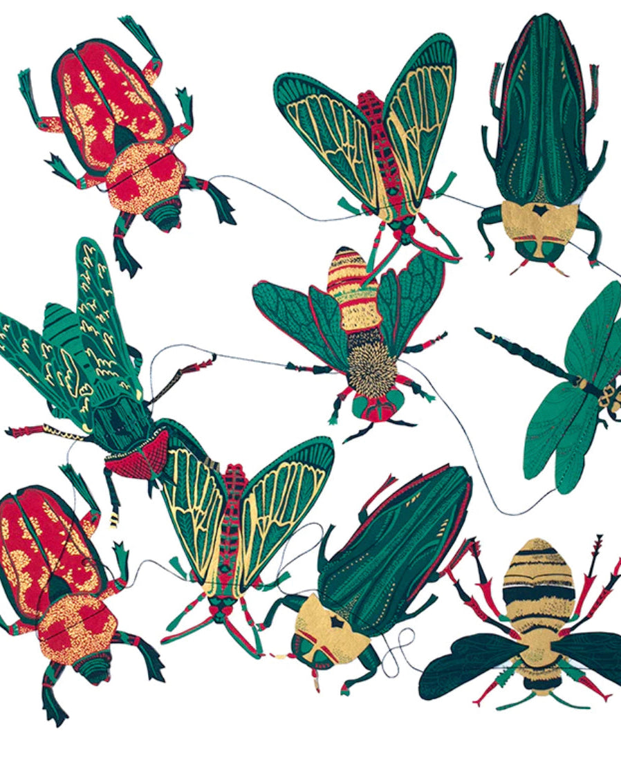 Insects Paper Garland-East End Press-My Beautiful Caravan