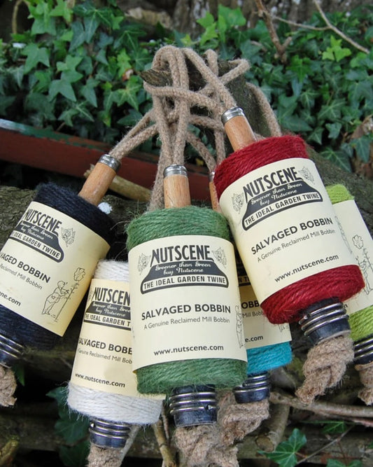 Jute Spool On Recycled Bobbin-Nutscene-My Beautiful Caravan