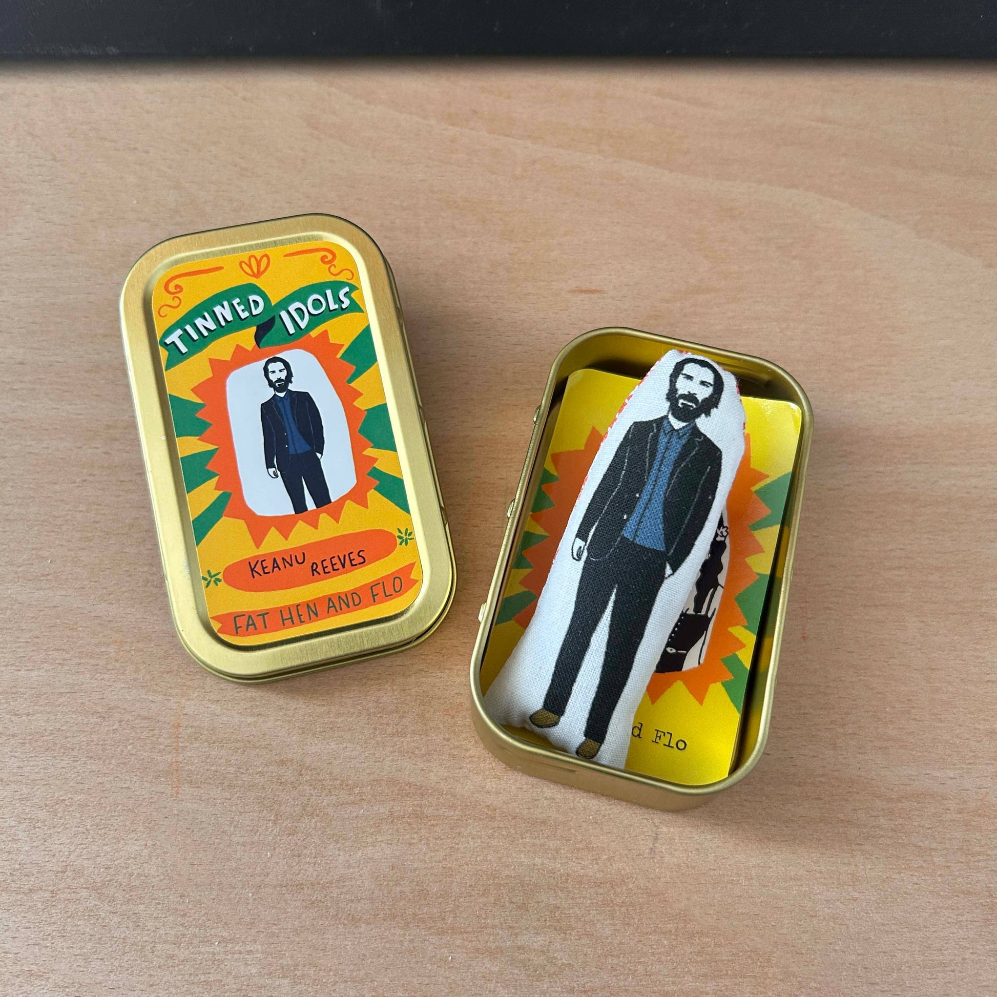Keanu Reeves Tinned Idol-Fat Hen And Flo-My Beautiful Caravan