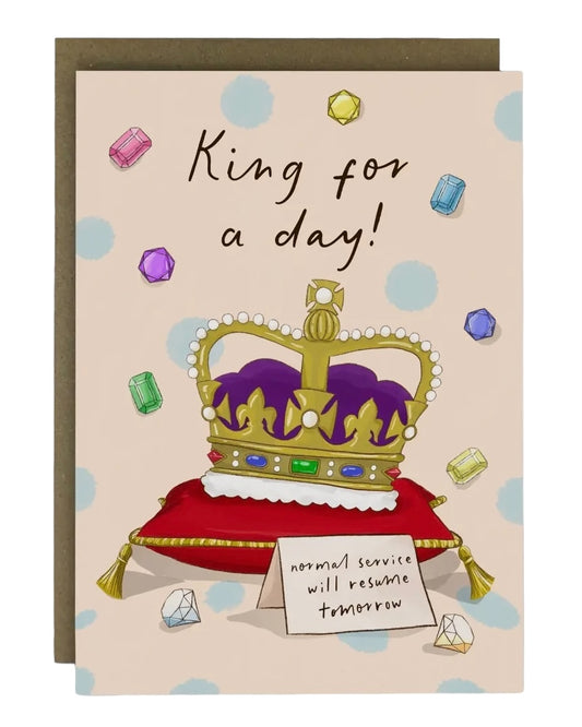 King For A Day Father’s Day Card-Running With Scissors-My Beautiful Caravan