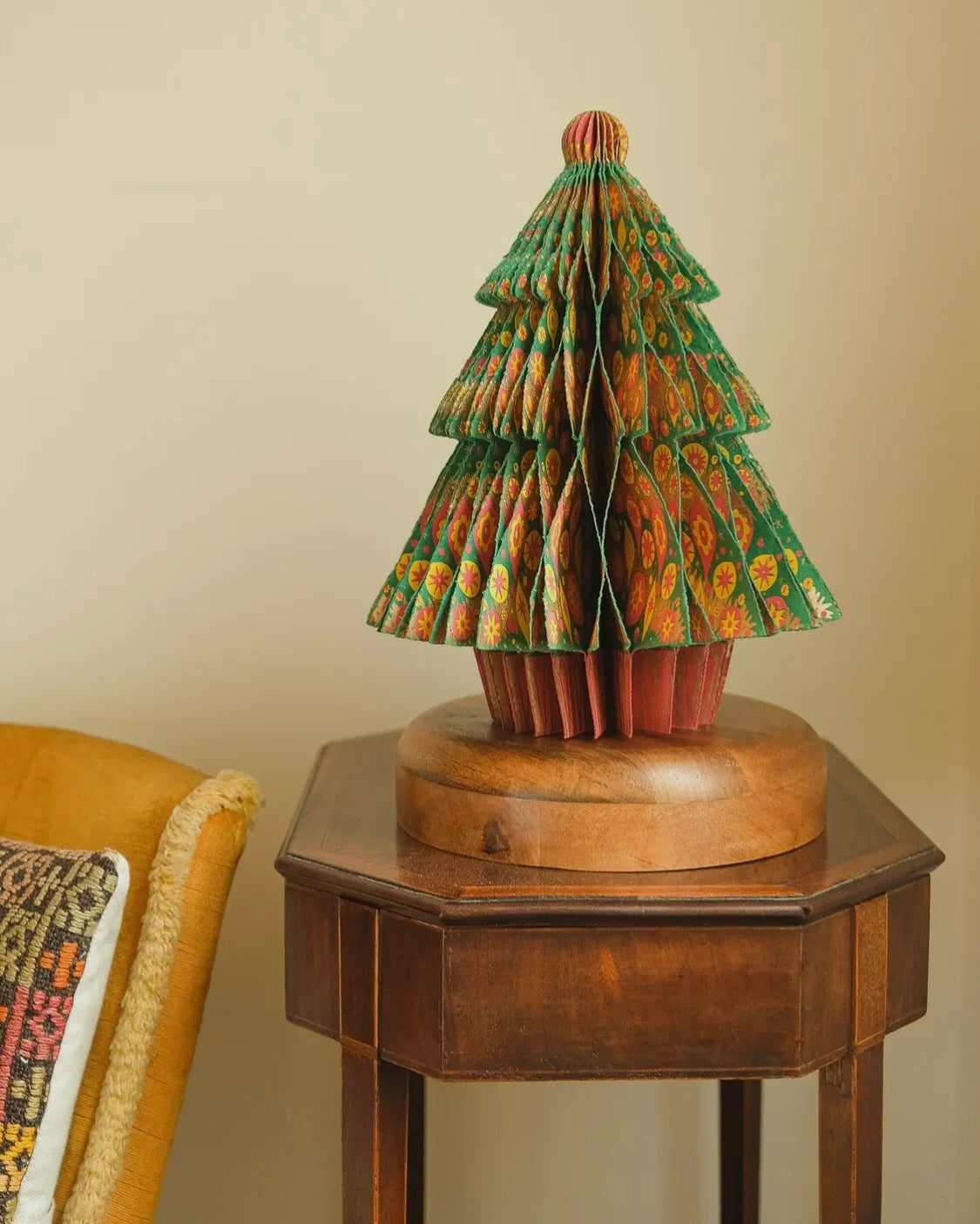 Large Christmas Tree Honeycomb Ornament-East End Press-