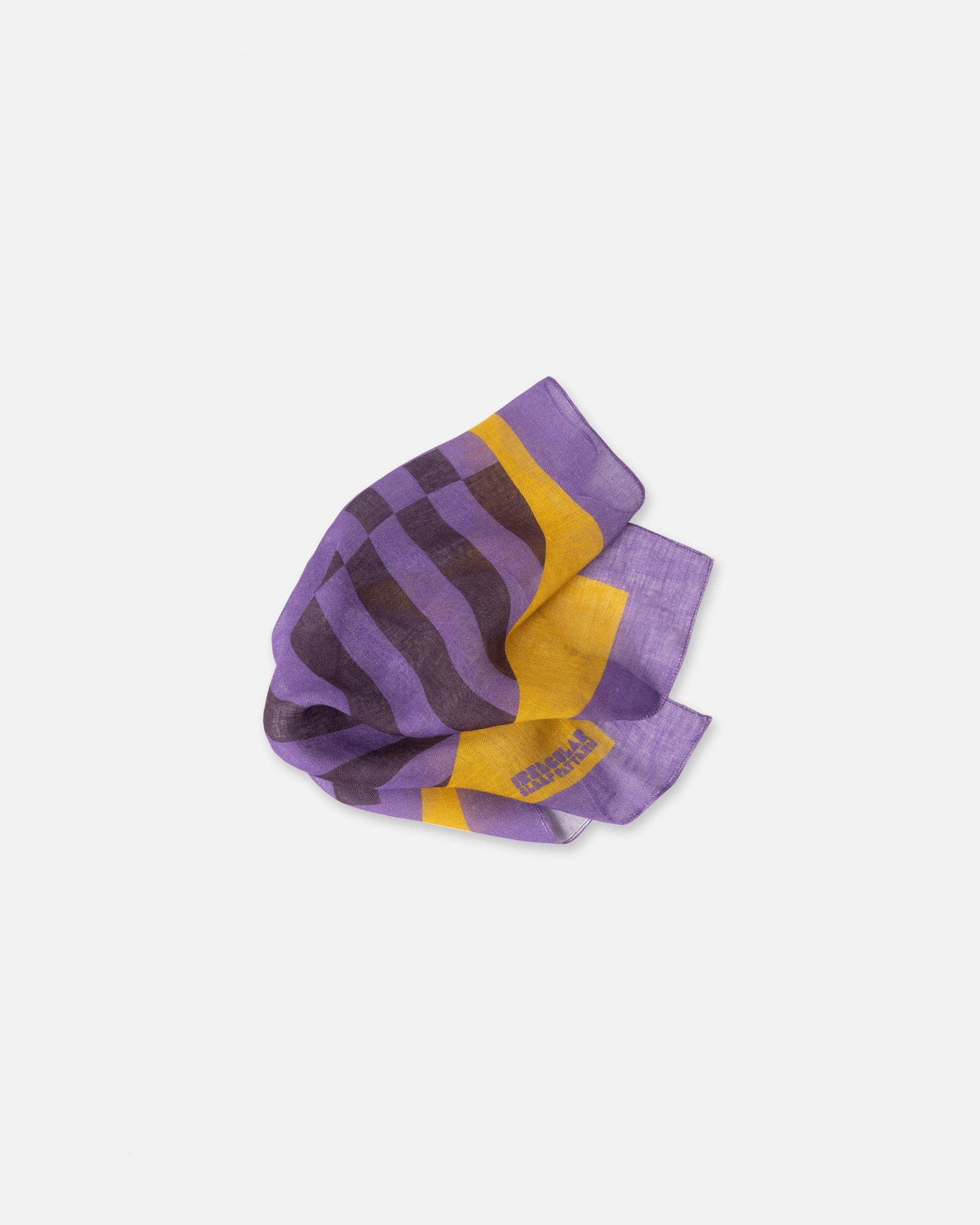Linen Napkin in Aubergine-Irregular Sleep Pattern-My Beautiful Caravan