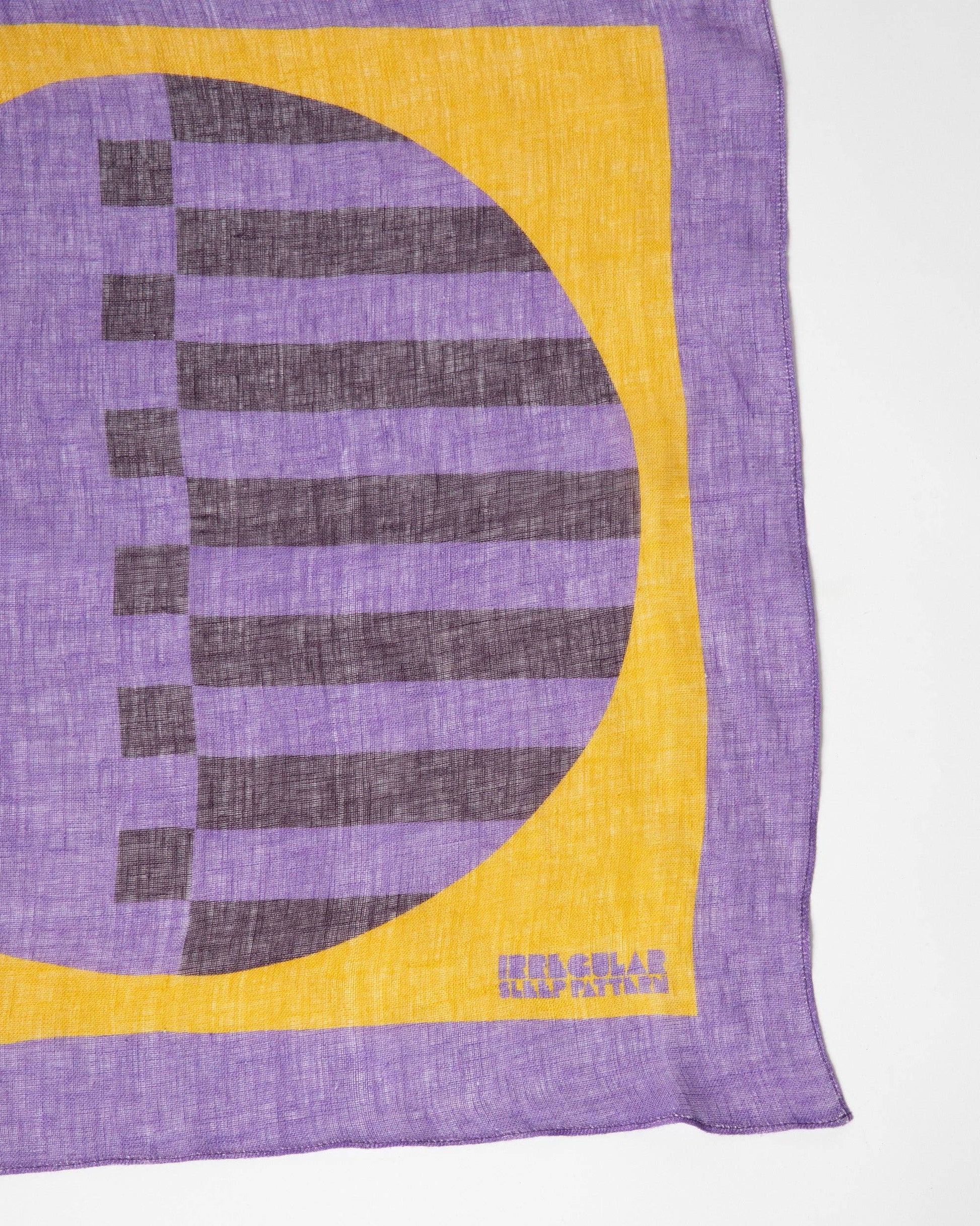 Linen Napkin in Aubergine-Irregular Sleep Pattern-My Beautiful Caravan