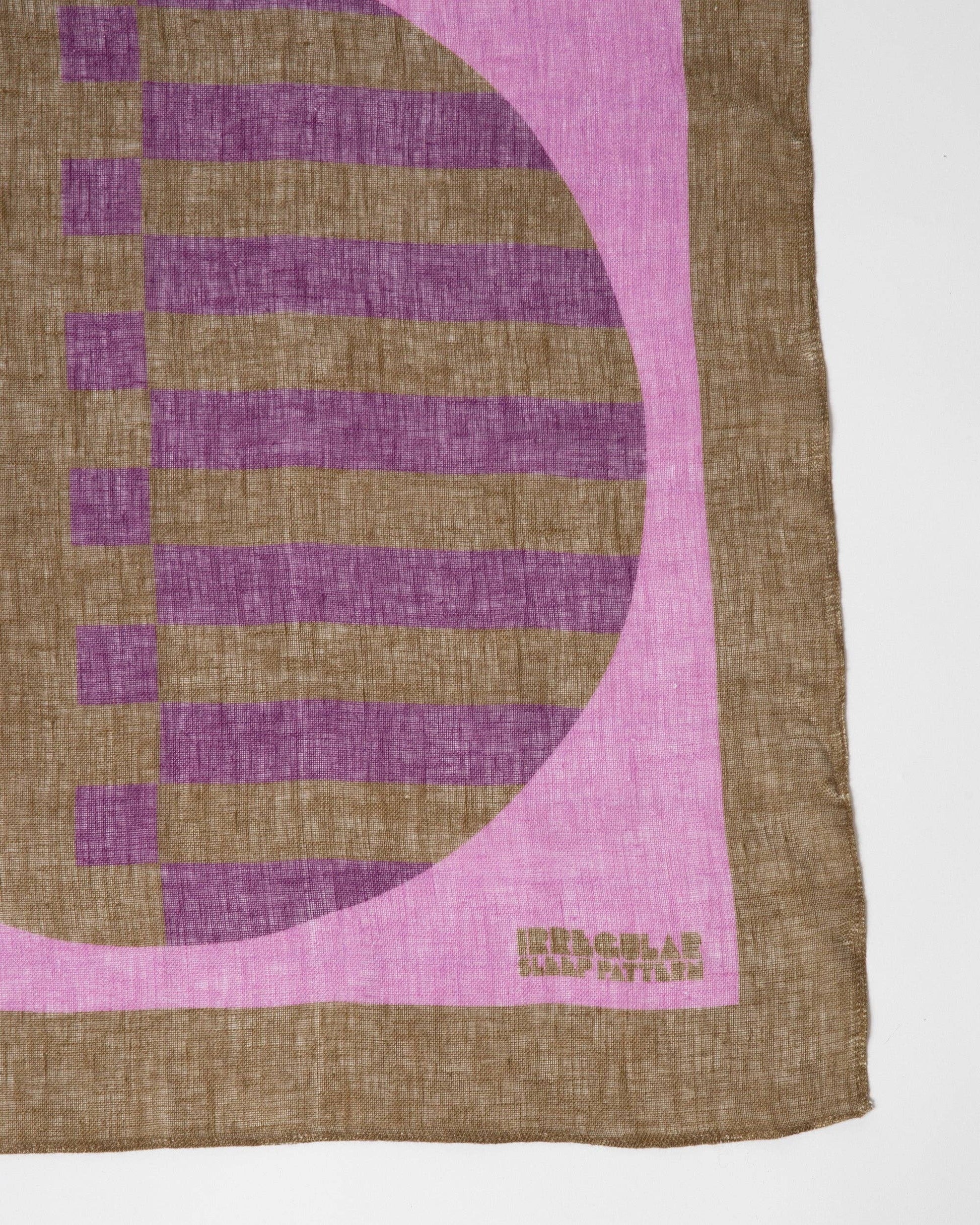 Linen Napkin in Beetroot-Irregular Sleep Pattern-My Beautiful Caravan