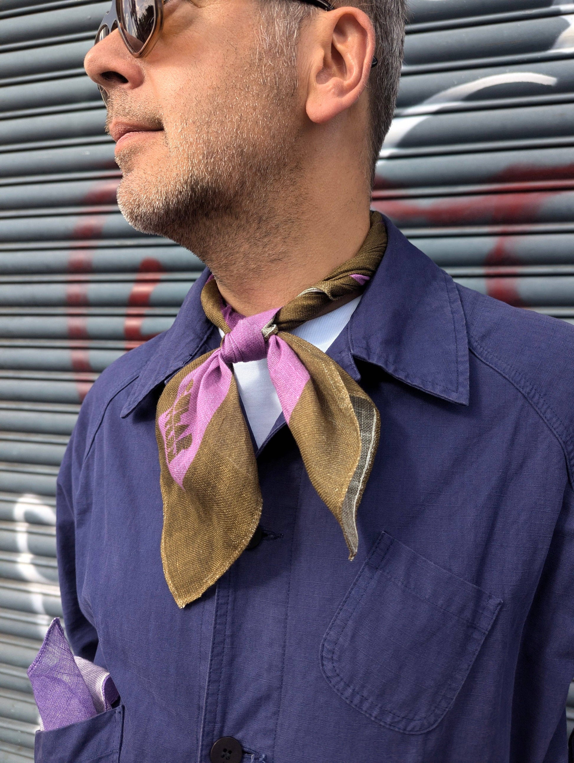 Linen Napkin in Beetroot-Irregular Sleep Pattern-My Beautiful Caravan