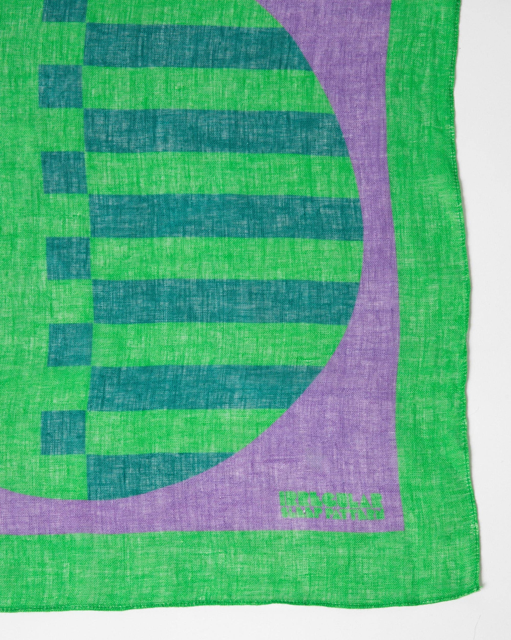 Linen Napkin in Chive-Irregular Sleep Pattern-My Beautiful Caravan