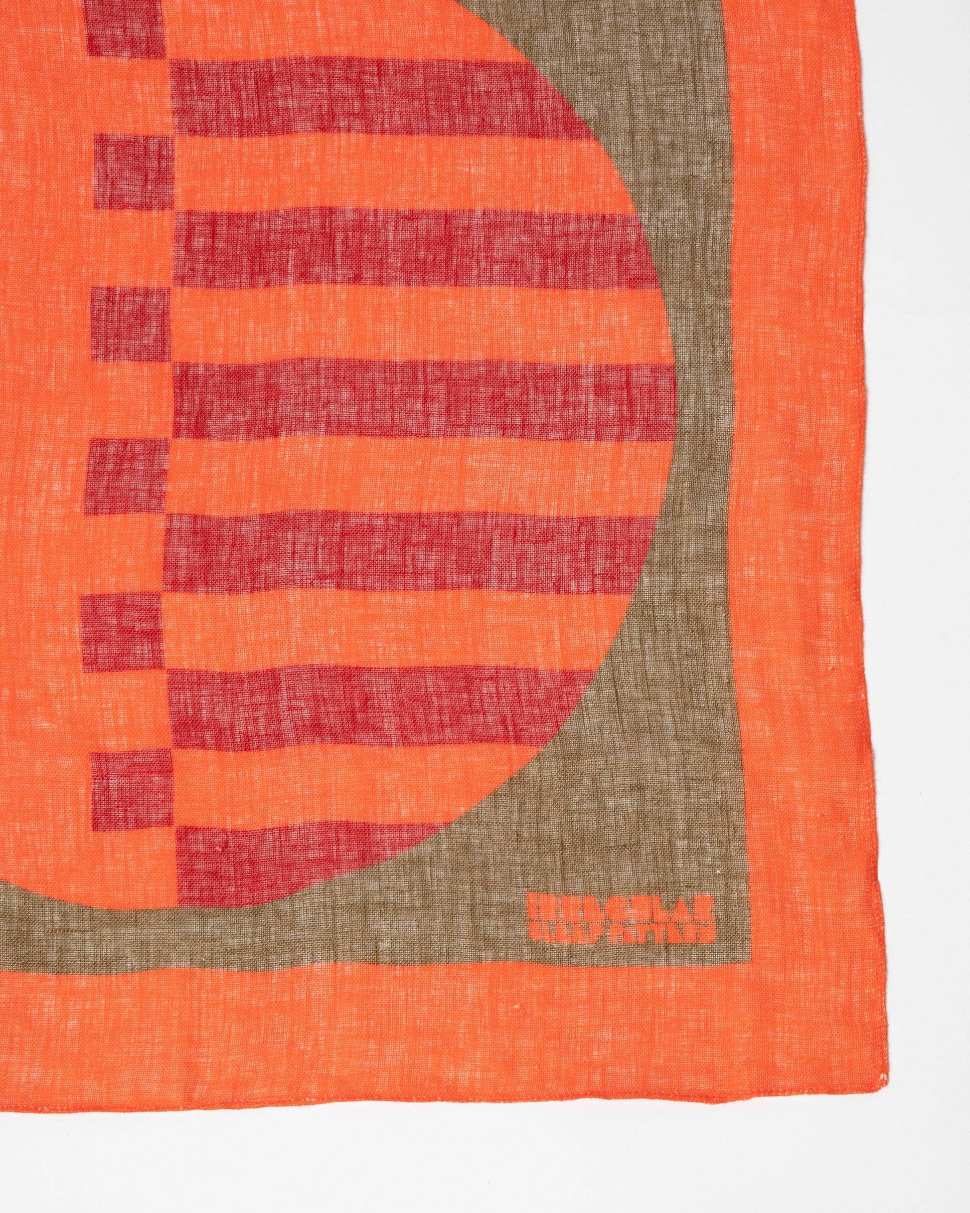 Linen Napkin in Marmalade-Irregular Sleep Pattern-My Beautiful Caravan