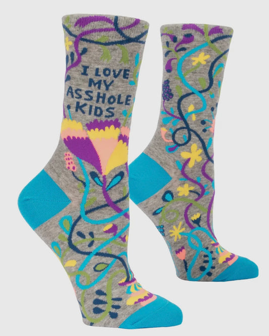 Love My Asshole Kids Ladies’ Socks-Incognito-My Beautiful Caravan