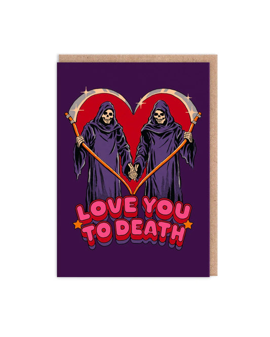 Love You To Death Card-Ohh Deer-My Beautiful Caravan
