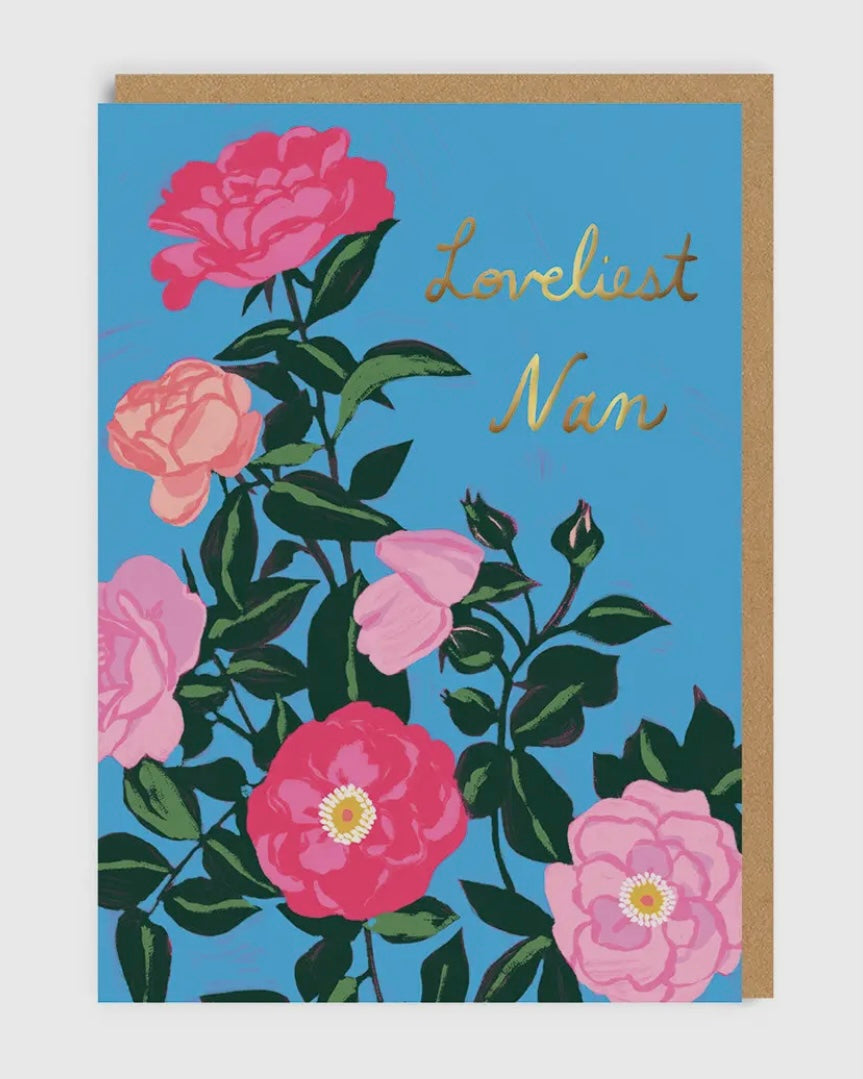 Loveliest Nan Card-Ohh Deer-My Beautiful Caravan