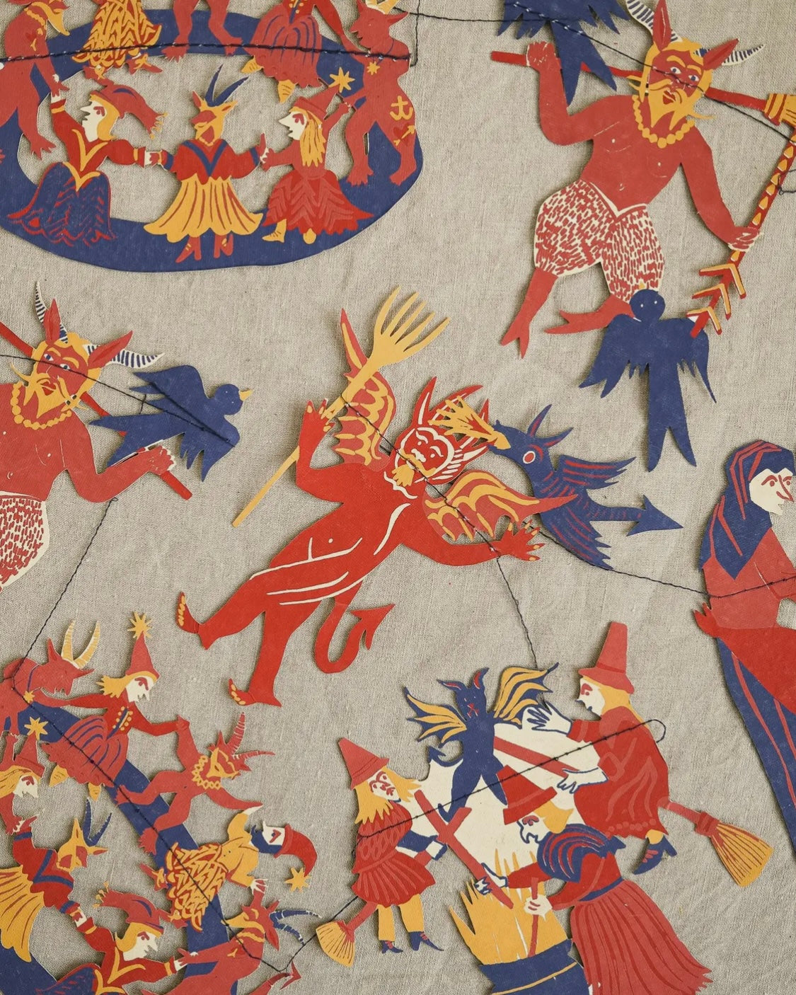 Medieval Halloween Paper Garland-East End Press-My Beautiful Caravan