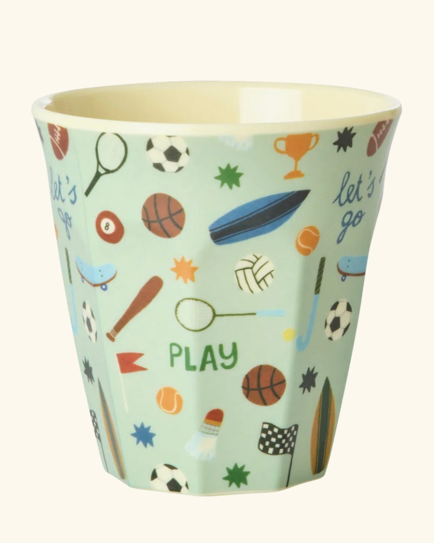 Melamine Medium Printed Cup-Rice DK-My Beautiful Caravan