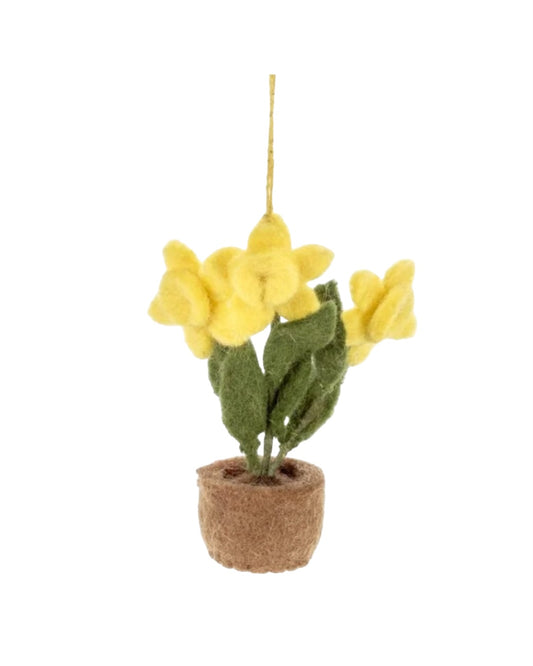 Mini Daffodil Felt Decoration-Felt So Good-My Beautiful Caravan