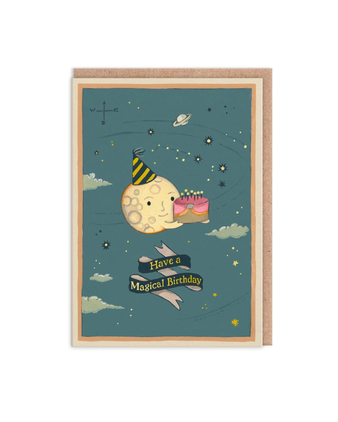 Moon Cake Magical Birthday Card-Ohh Deer-My Beautiful Caravan