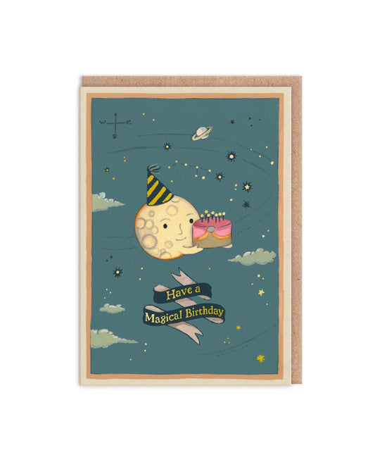 Moon Cake Magical Birthday Card-Ohh Deer-My Beautiful Caravan