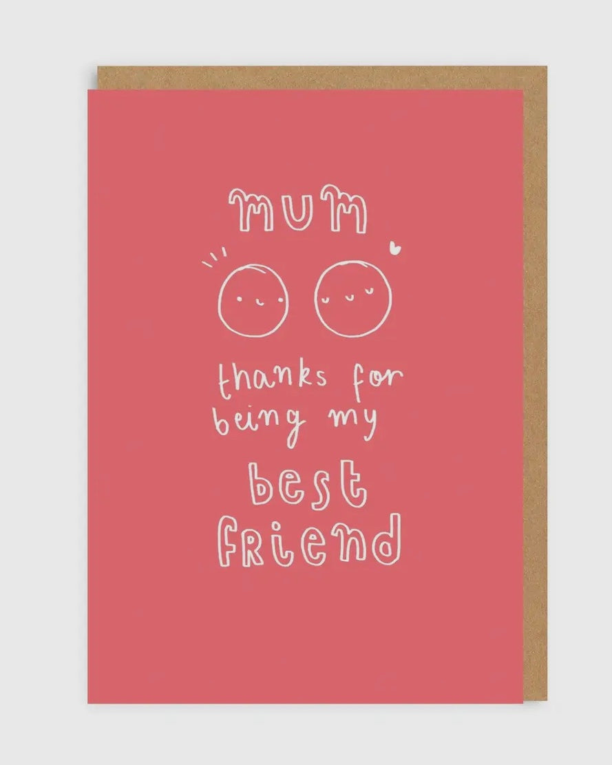 Mum Best Friend Card-Ohh Deer-My Beautiful Caravan