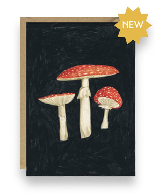 Mushrooms Card-Joy Nevada-My Beautiful Caravan