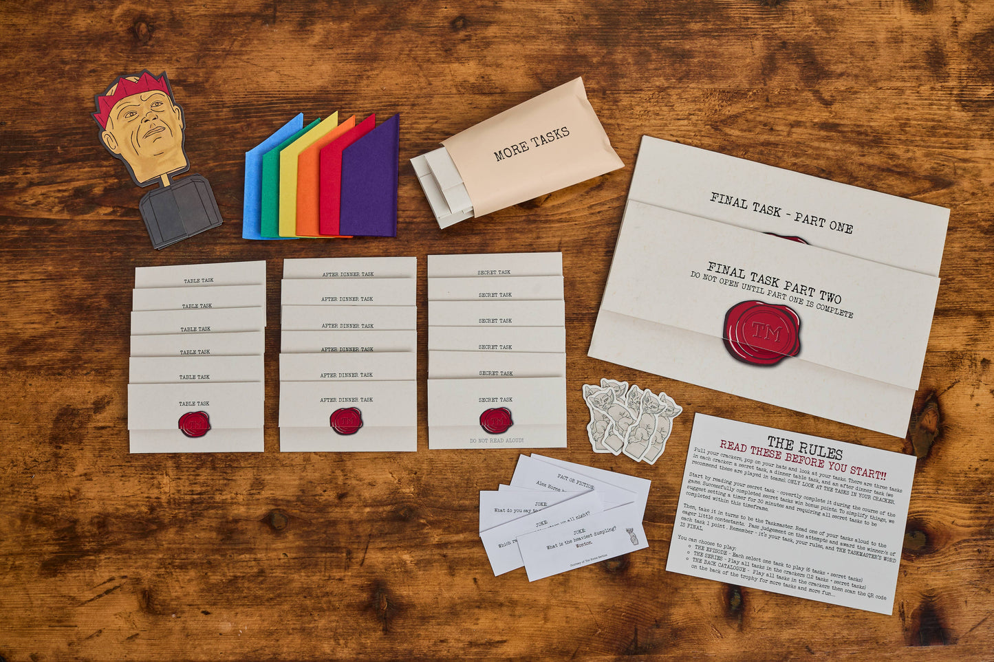 Official Taskmaster 2025 Christmas Crackers-Puzzle Post-My Beautiful Caravan