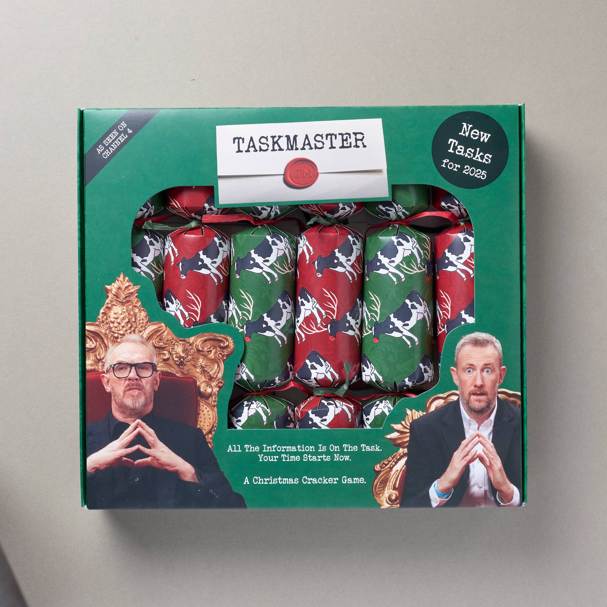 Official Taskmaster 2025 Christmas Crackers-Puzzle Post-My Beautiful Caravan