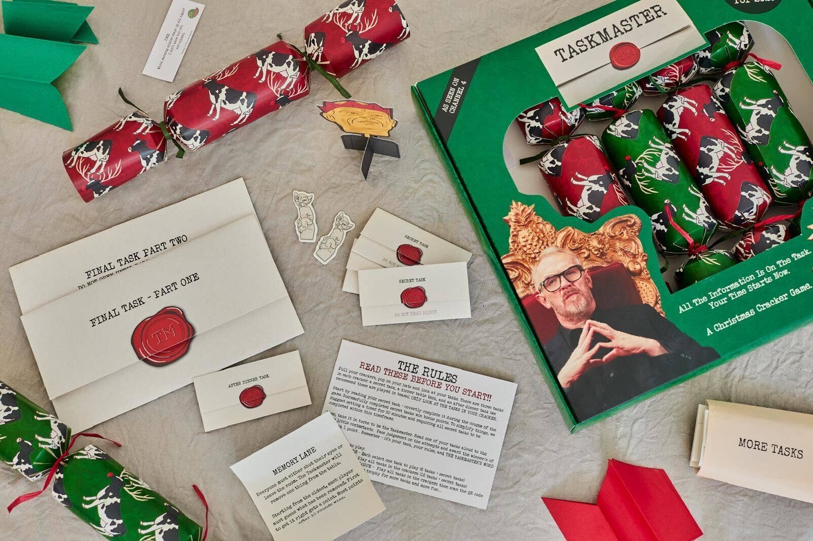 Official Taskmaster 2025 Christmas Crackers-Puzzle Post-My Beautiful Caravan