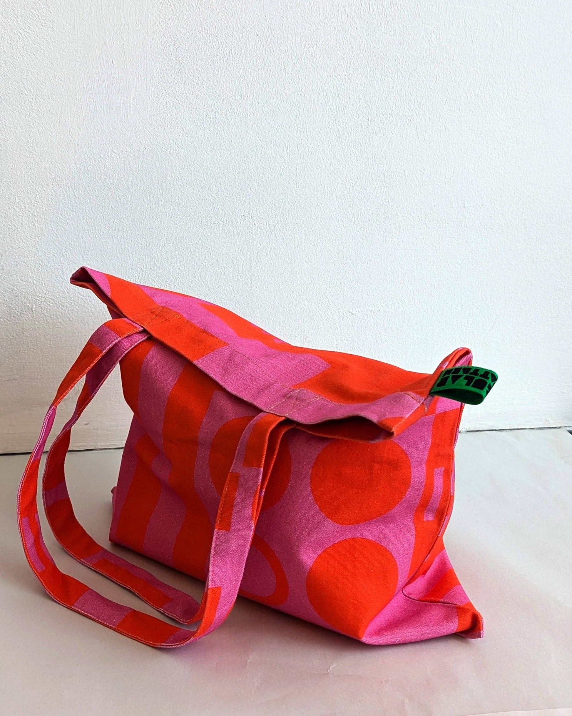 Paradox Tote Bag in Hot Pink-Irregular Sleep Pattern-My Beautiful Caravan