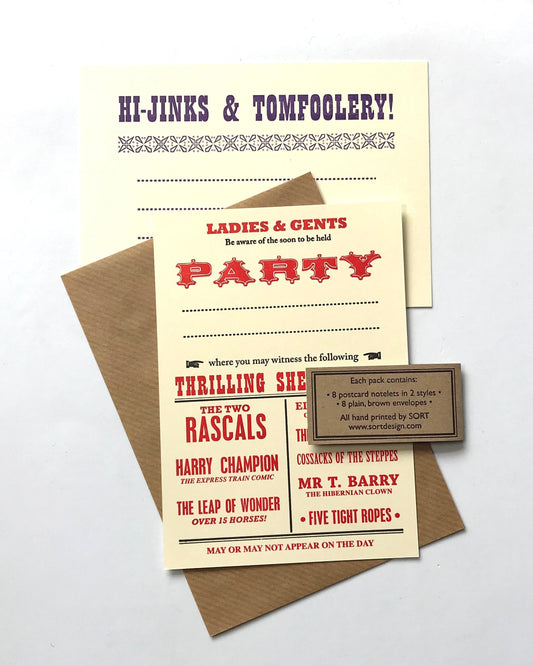 Party Notelet Set-SORT-My Beautiful Caravan