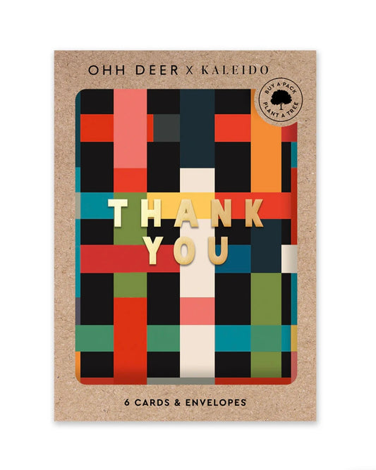 Plaid Thank You Card Set-Ohh Deer-My Beautiful Caravan