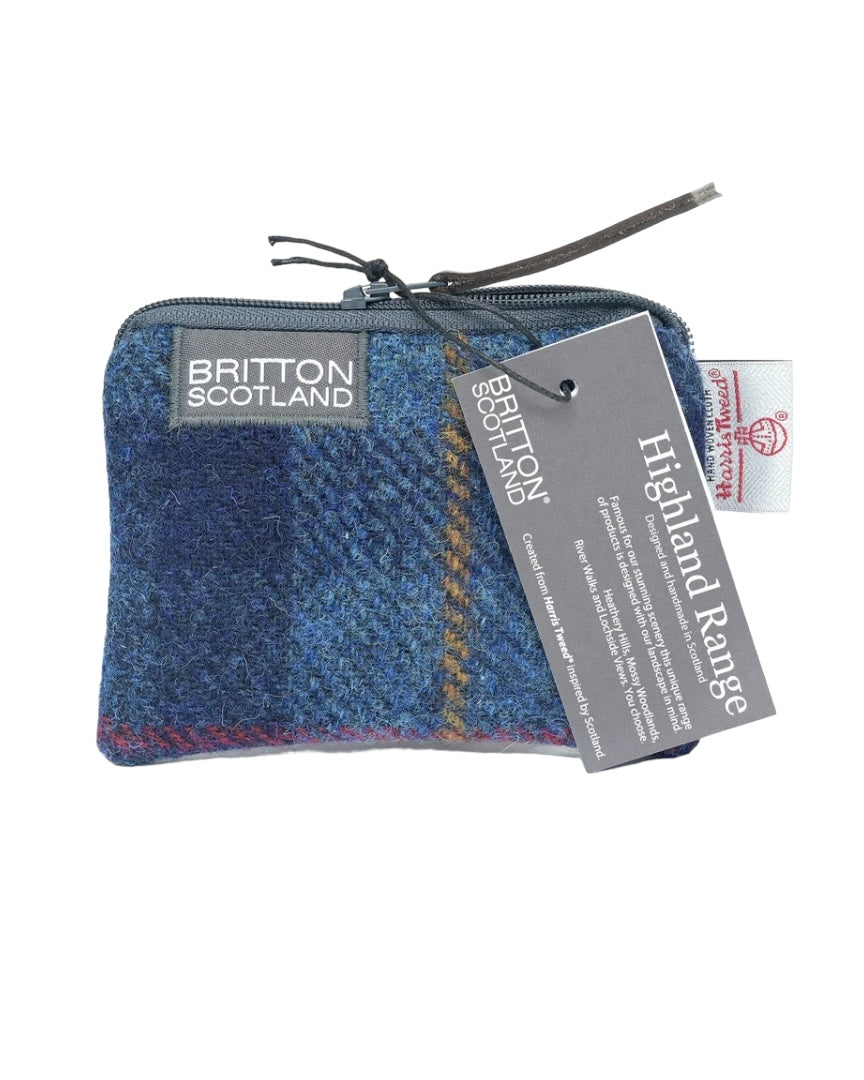 Plaid Tweed Card Purse-Britton Scotland-My Beautiful Caravan