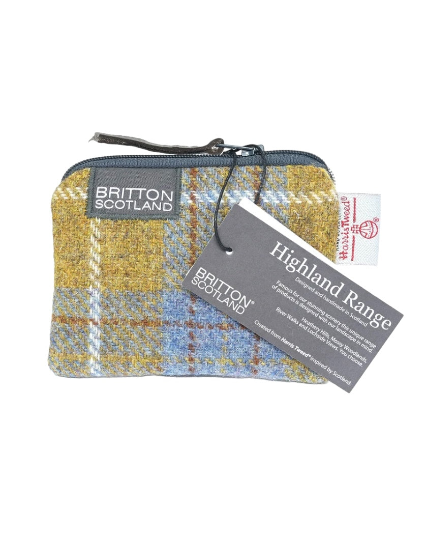 Plaid Tweed Card Purse-Britton Scotland-My Beautiful Caravan