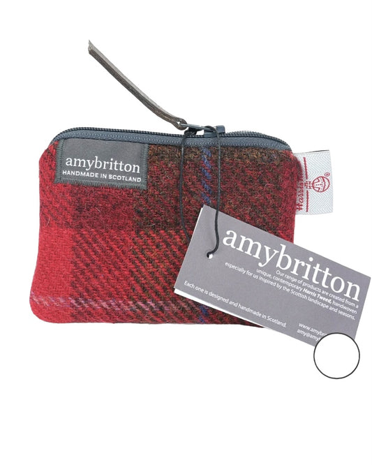 Plaid Tweed Card Purse-Britton Scotland-My Beautiful Caravan