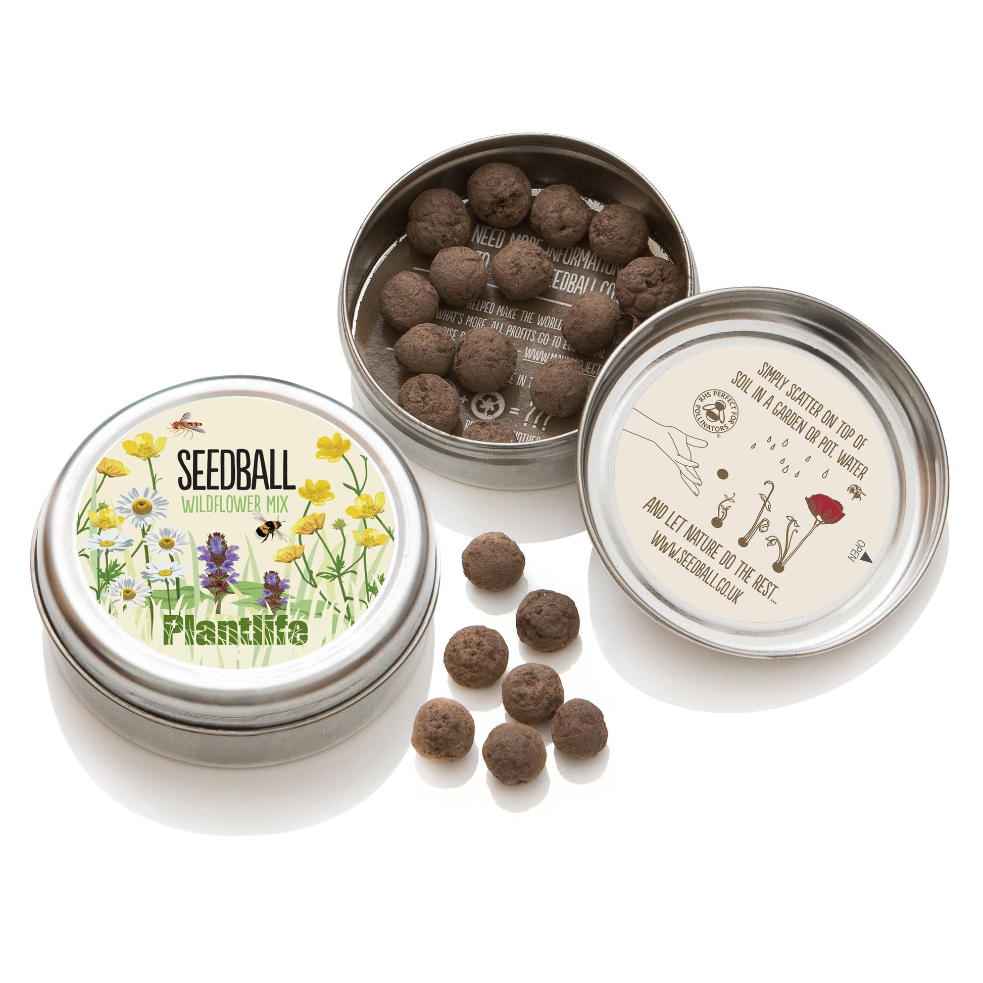 Plantlife Mix Seedball Tin-Seedball-My Beautiful Caravan